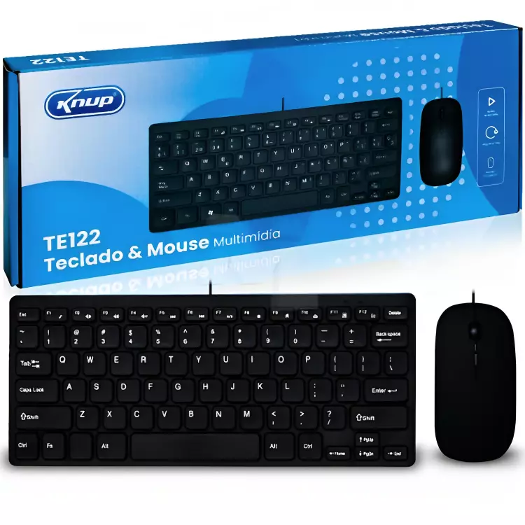 KIT TECLADO/MOUSE KNUP KP-TE122