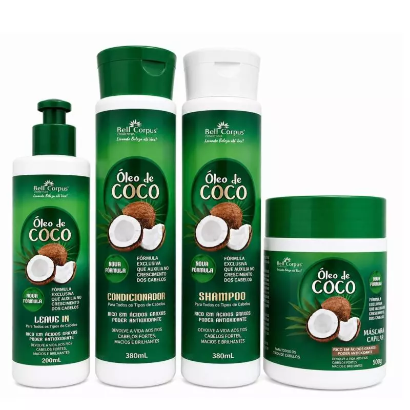 kit capilar Óleo de coco Bell Corpus