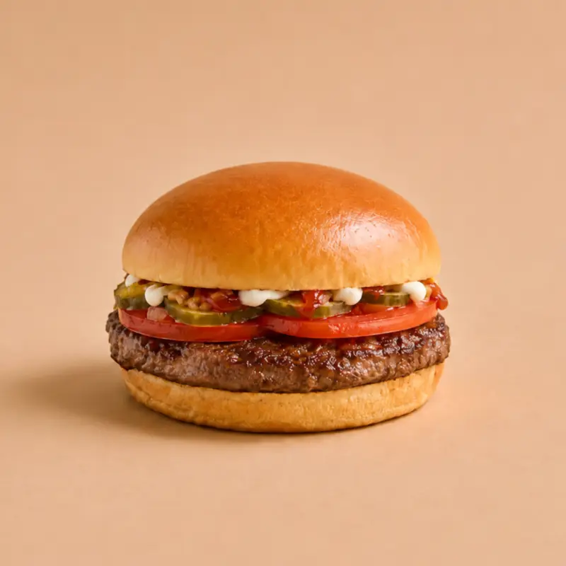 Burger sin queso