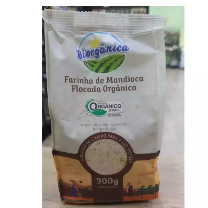 FARINHA DE MAND. FLOCADA ORG. 300gr