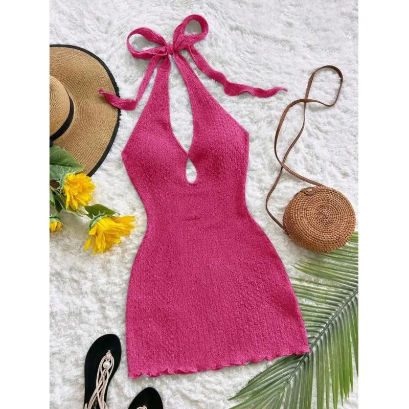 Vestido fucsia