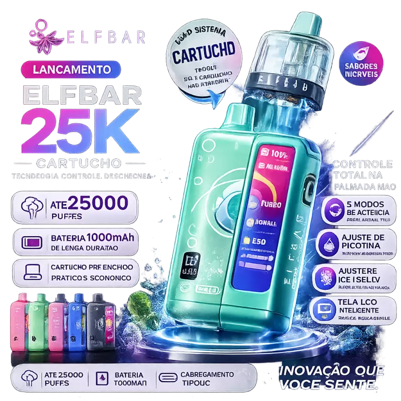 ELFBAR JOIN ONE 25 KIT COM REFIL
