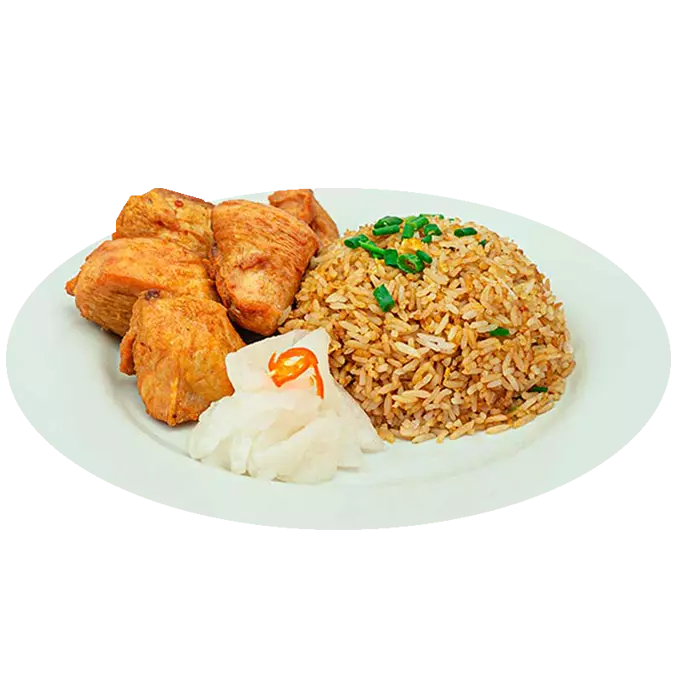 M14-Chicharron de Pollo + Chaufa