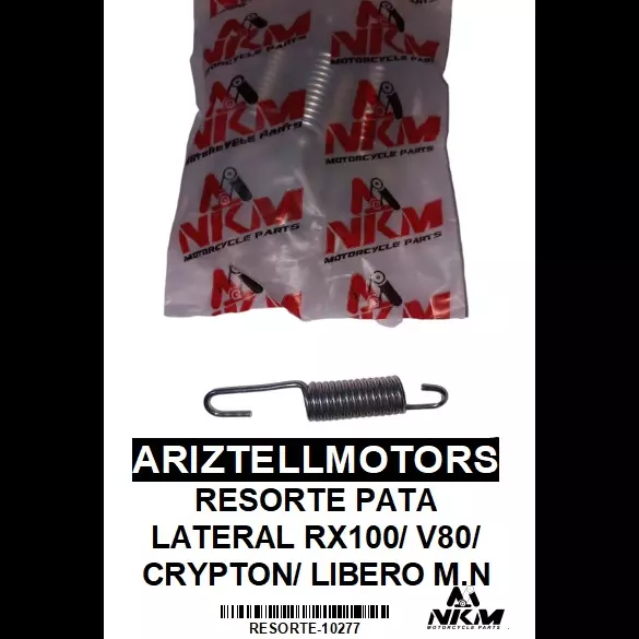 RESORTE PATA LATERAL RX100/V80/crip