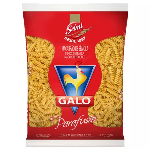Macarrão Parafuso Galo 500g