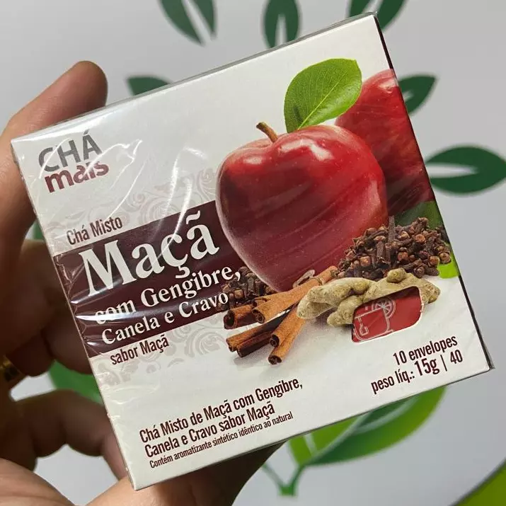 Chá Mais (maçã cravo canela e geng.)
