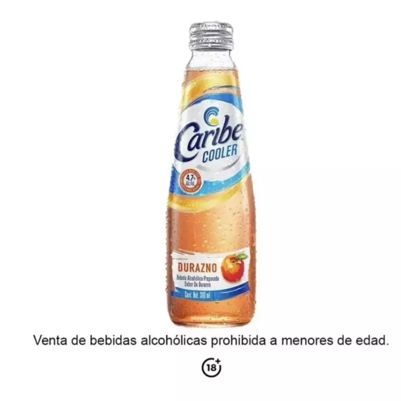 Caribe Cooler durazno 300 ml