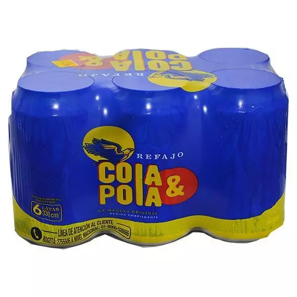 COLA & POLA LATA X 6 UNID