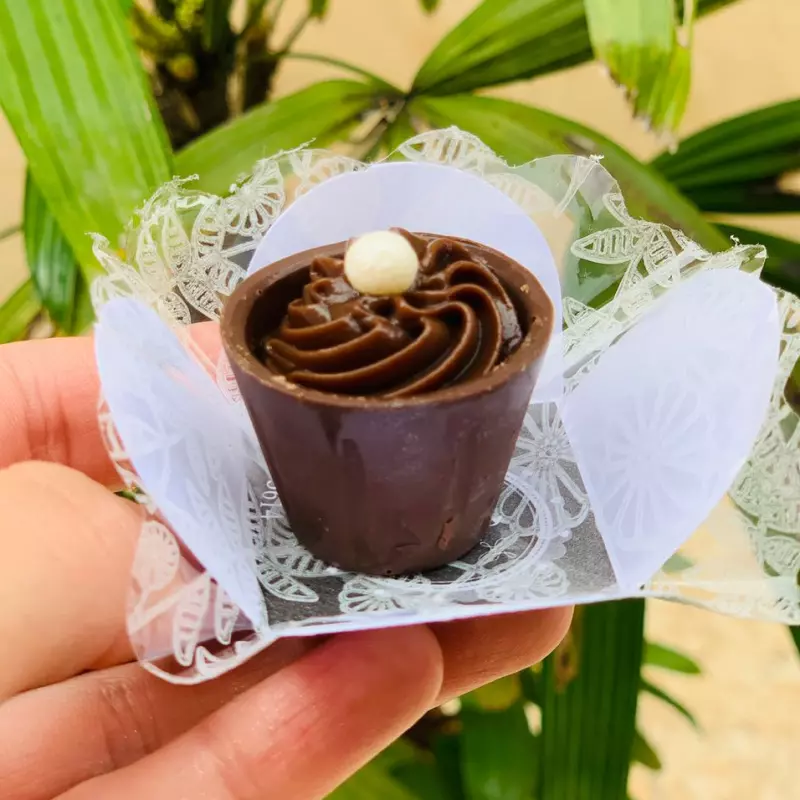 Copinho Brigadeiro detalhe Pérola