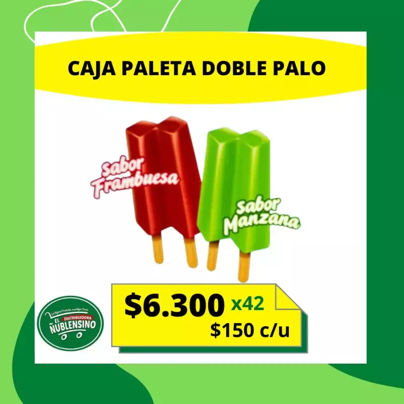 Caja paleta 2P frambuesa 42 unidades