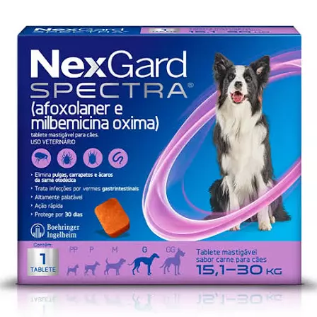 NEXGARD SPECTRA CÃES 15 Á 30 KG