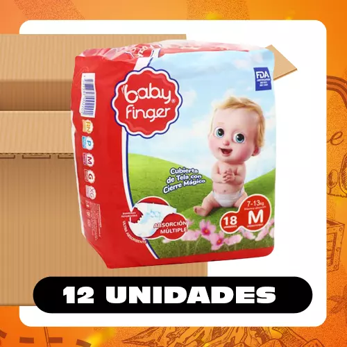 Bulto Baby Finger Pañales M
