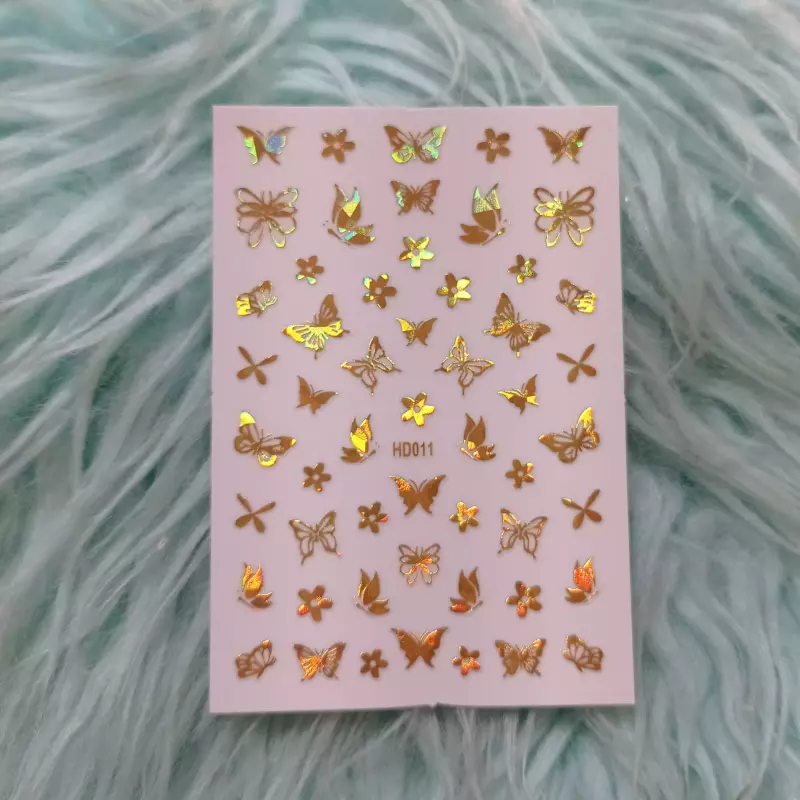 Calcomanía dorada (HD011)