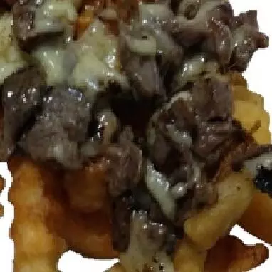 Papas con carne asada