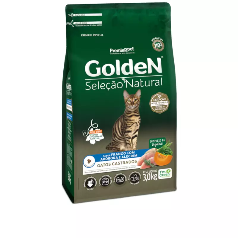 GoldeN Seleção Natural Gatos Castrad
