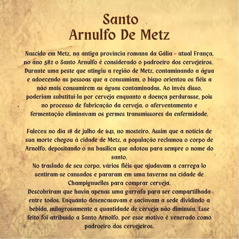 Santo Arnulfo 🙏🏻❤️