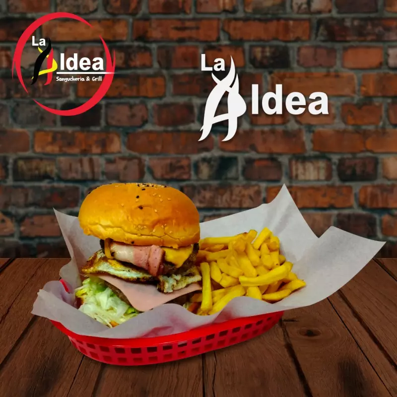 Hamburguesa aldea