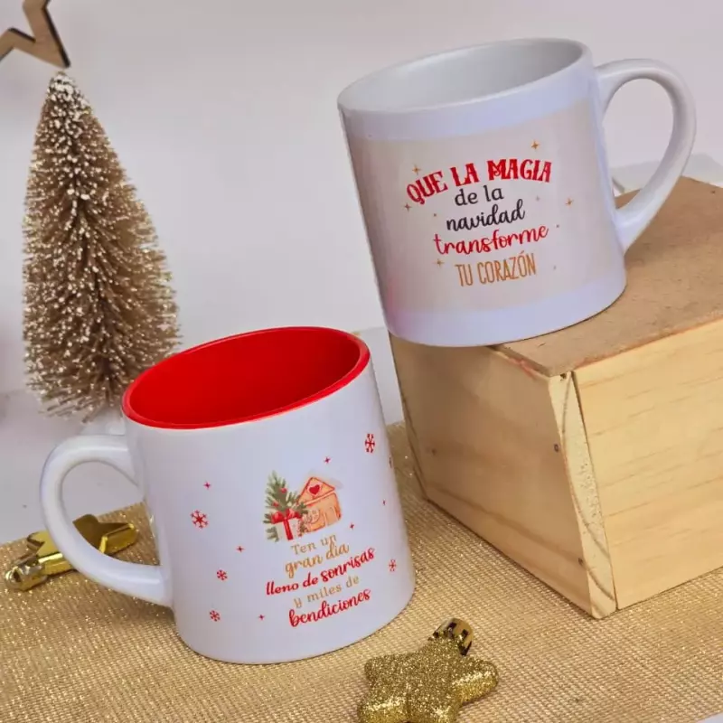 Mug Tintero Navidad
