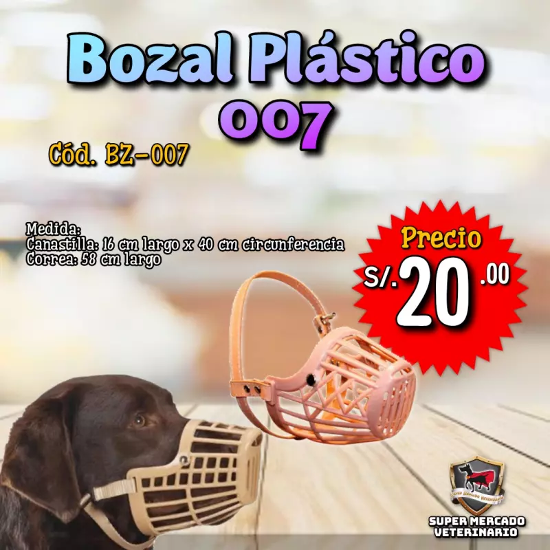 Bozal Plástico 007