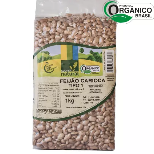 Feijão Carioca Orgânico 1kg