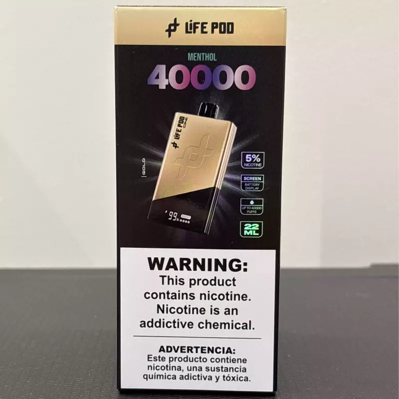 LIFE PODE ONE (DOURADO) MENTHOL