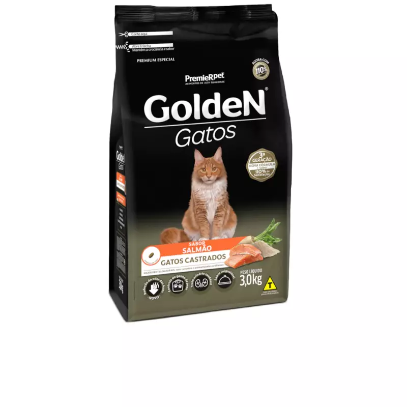 GoldeN Adulto Castrados Salmão