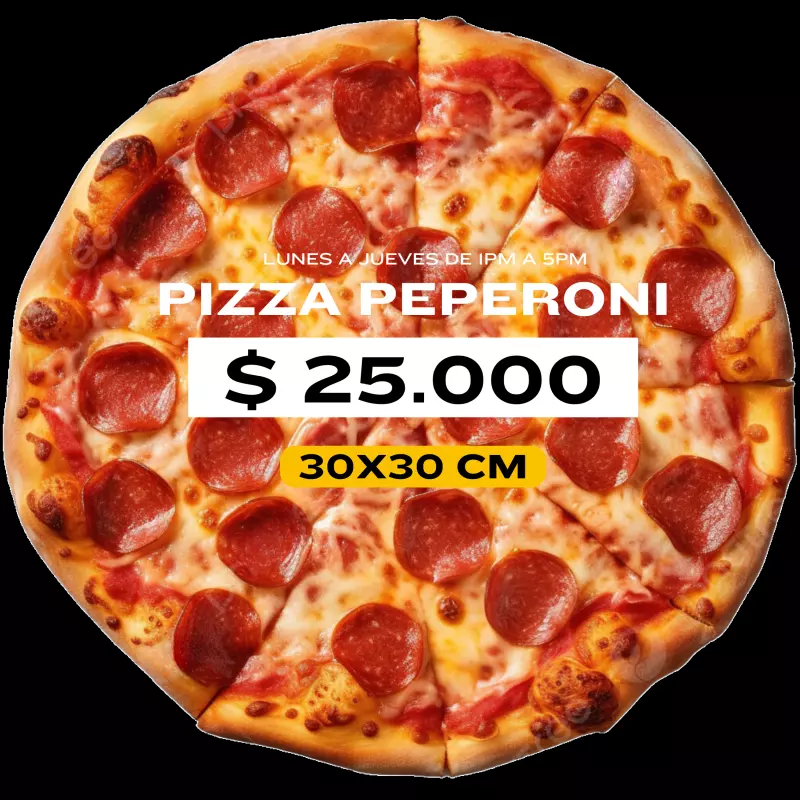 Pepperoni 30x30 Cm (Sin Actualizar)