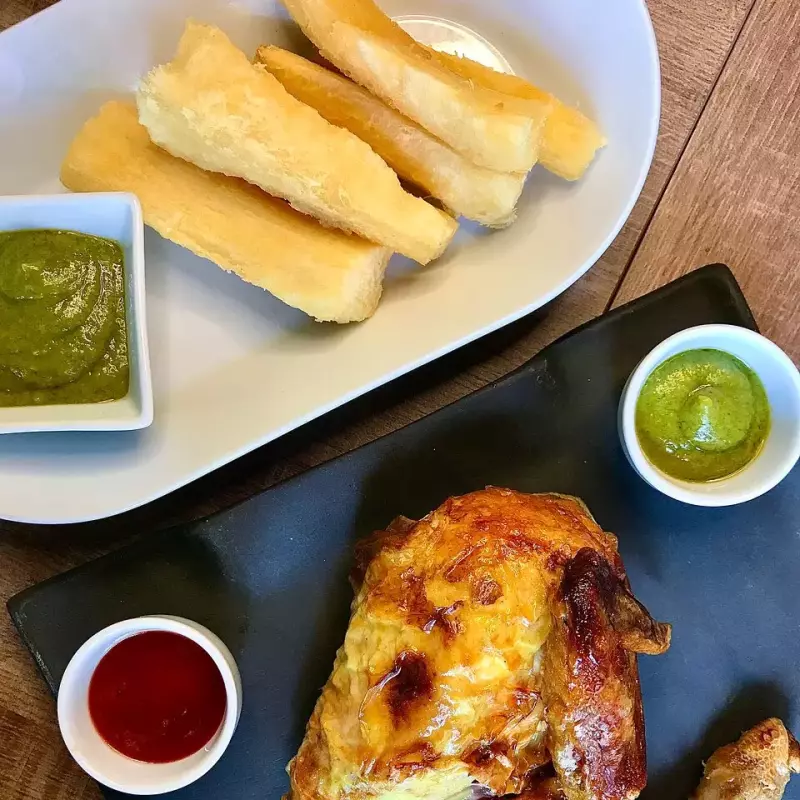 Pollo con yuca (1 persona)