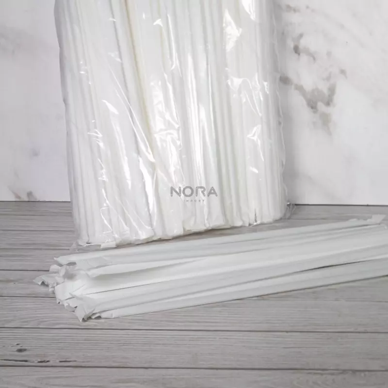 Pitillo Forrado 10 1/2 negro/transp