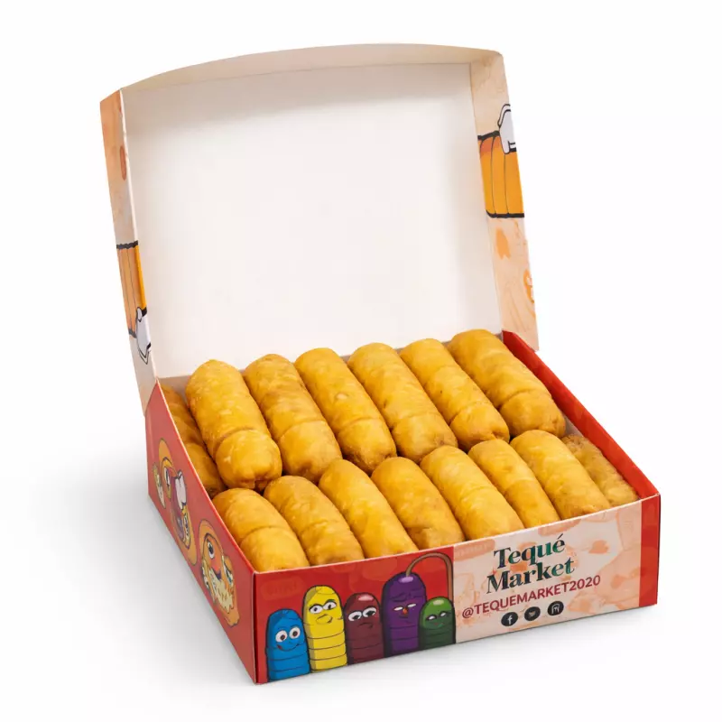 20 TEQUEÑOS DOBLE QUESO FRITOS