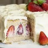 Torta PP Morango com Chantilly