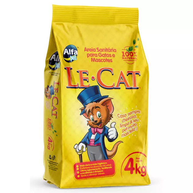 AREIA LE CAT 4 KG (168)