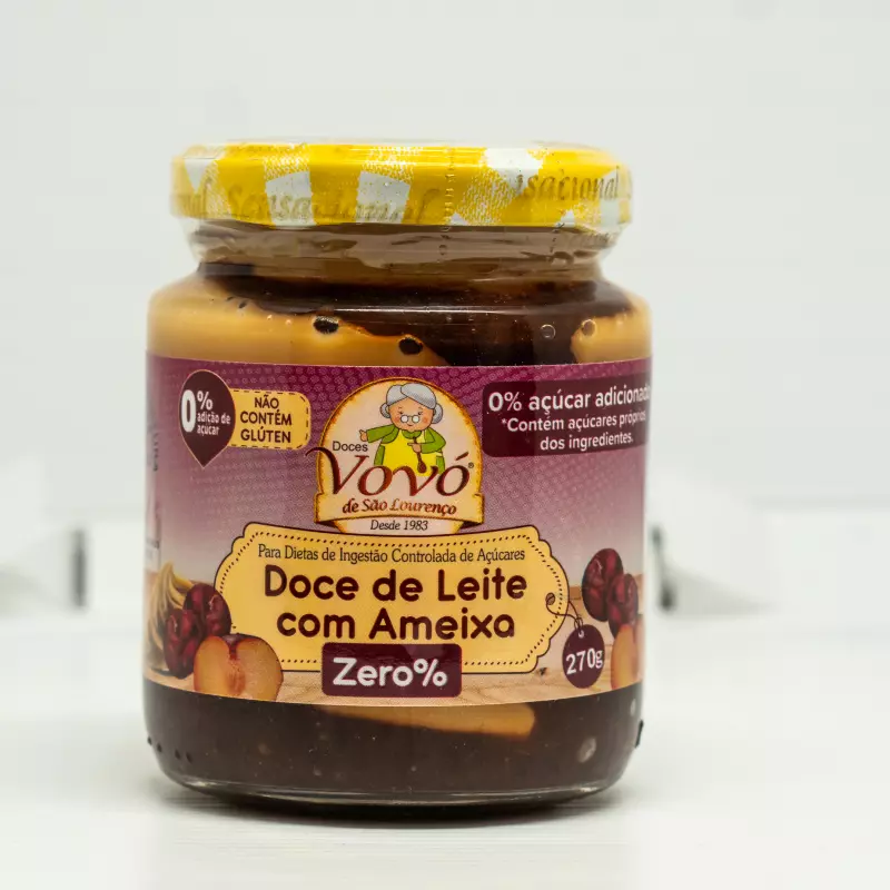 Doce de Leite c/Ameixa Zero% - 240g