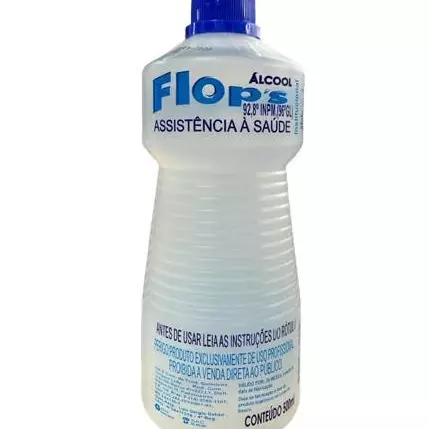 Álcool Tradicional FLOP'S 500ml