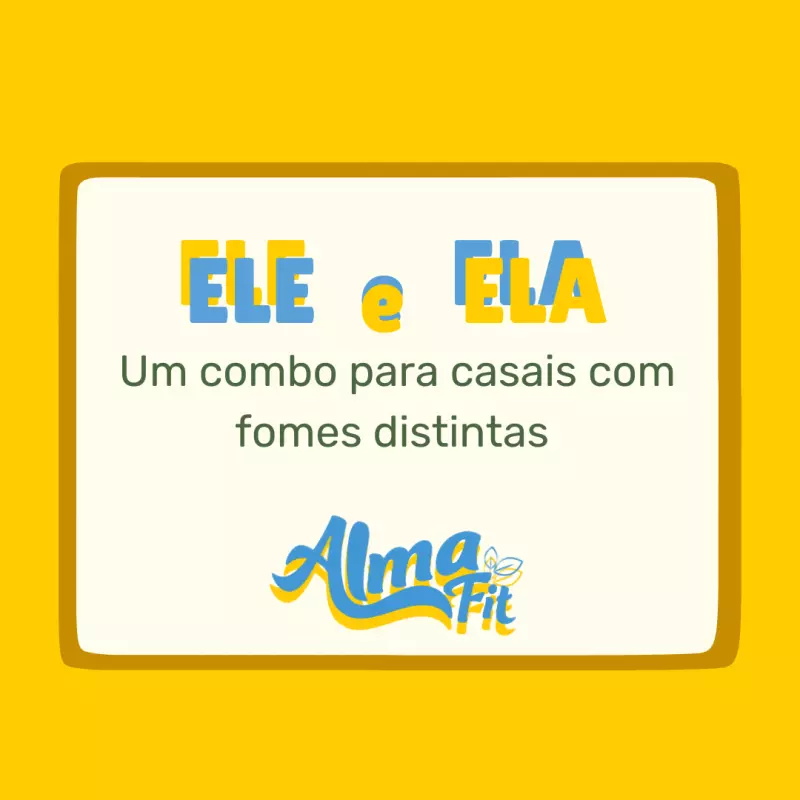 Combo Ele e Ela - 14 refeições