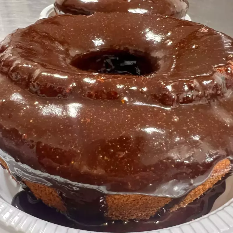 Bolo Red. Low Carb Banana Cob nutela