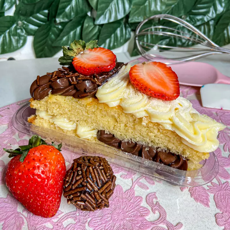 Fatia de torta Dois Amores