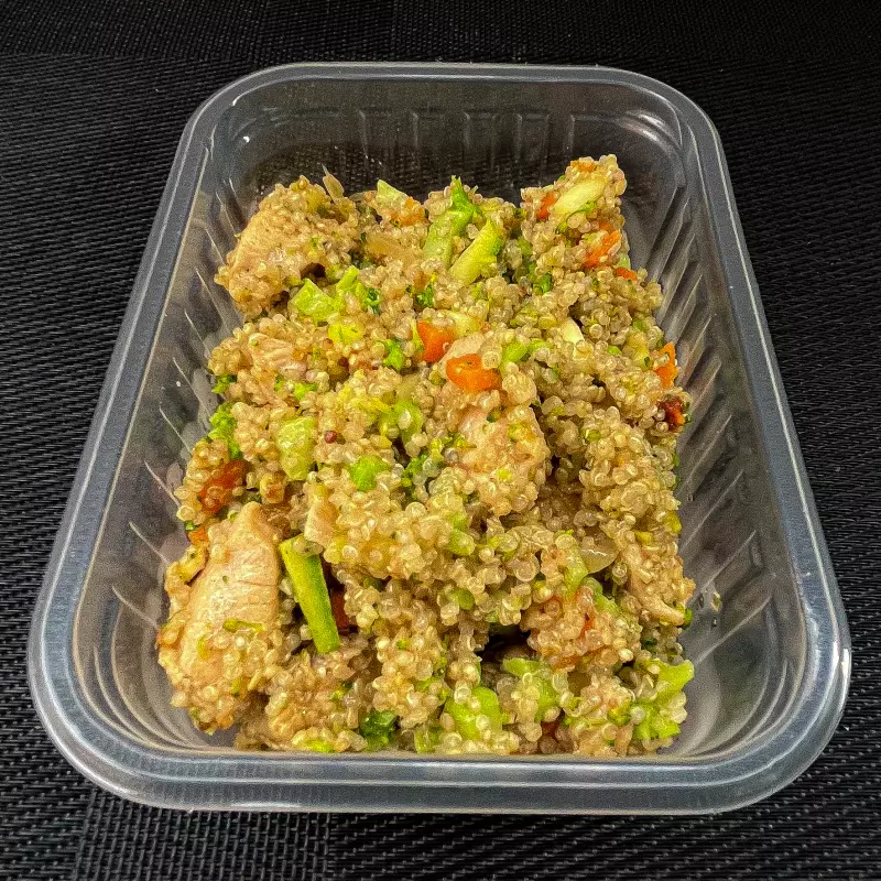 Quinoa com frango