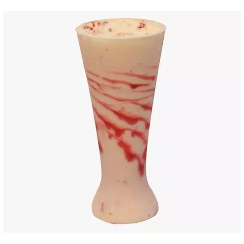 Copa de Helado de Fresas con Crema
