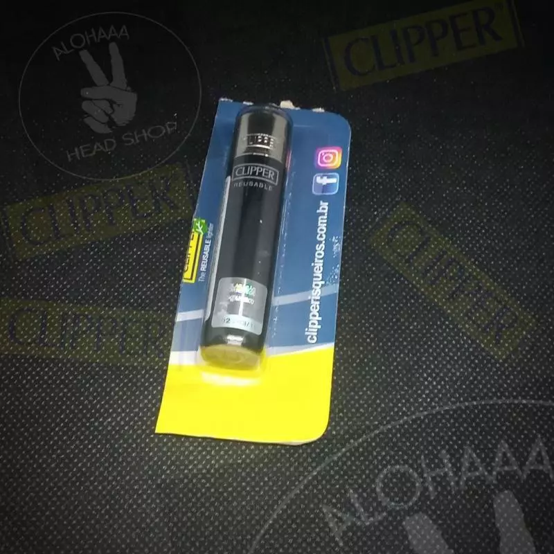 Isqueiro Clipper Mini - recarregável c/ pilão