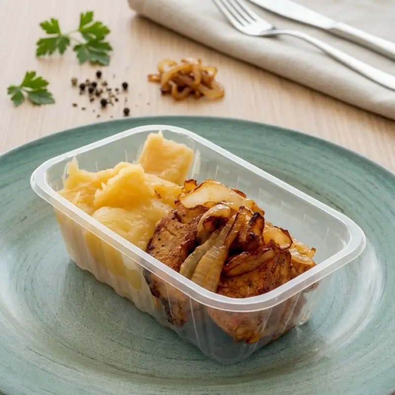 Mounjaro filé mignon suíno com aipim