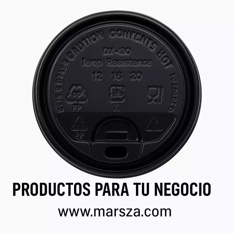 Tapa con Pestaña  Vaso de Papel anti