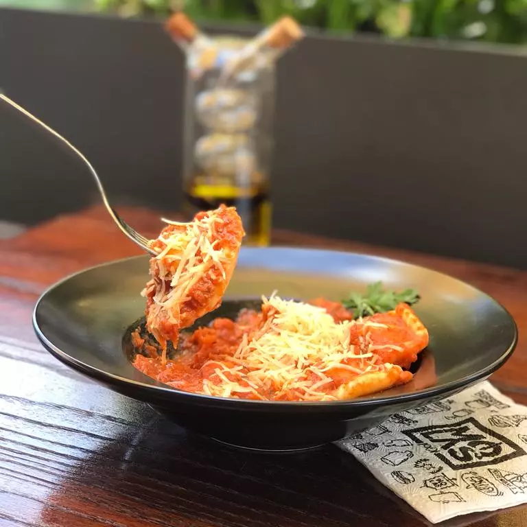 Sorrentinos de jamon y queso