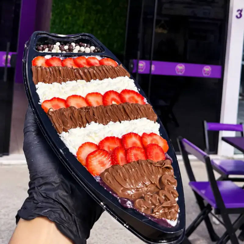 Barca de Açaí (500ml) - 4 Adicionais Grátis