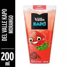 6 Unidades Suco Morango Kapo 200ml