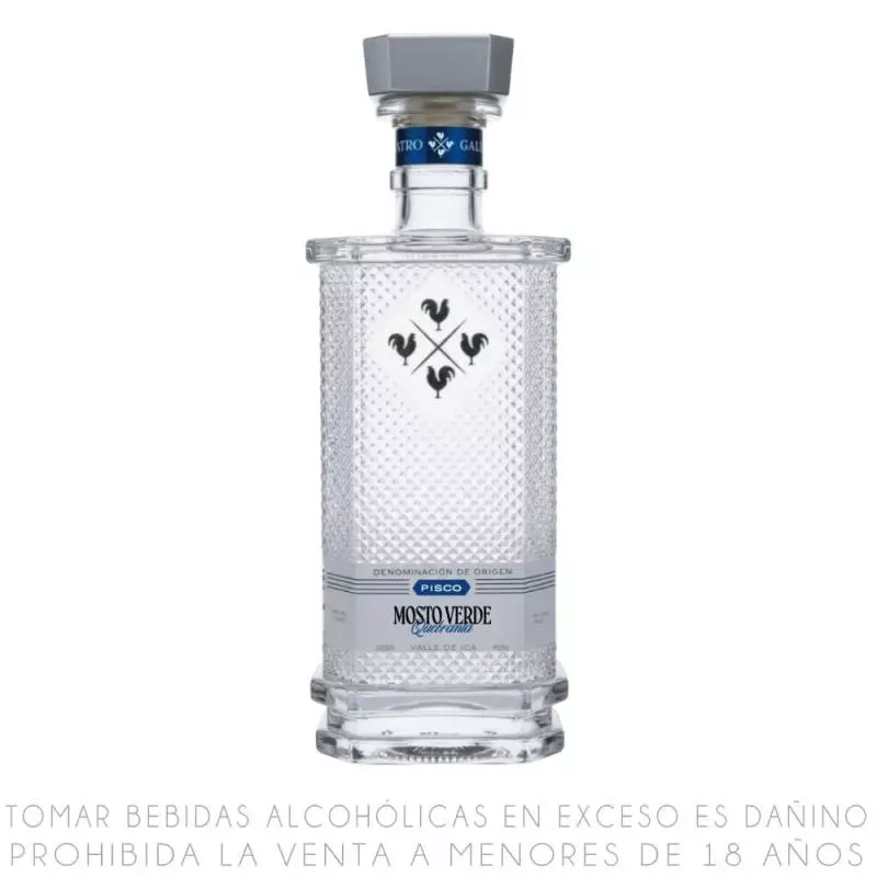 4 GALLOS MOSTO VERDE QUEBRANTA 750 M