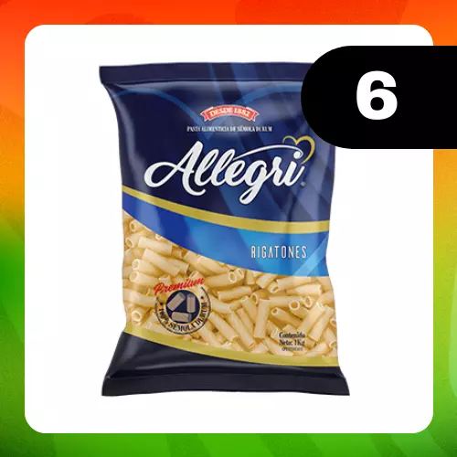 Medio Bulto Allegri Rigatones 1kg