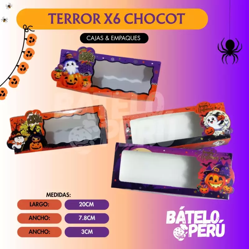 CAJA TERROR X6 CHOCOTEJAS
