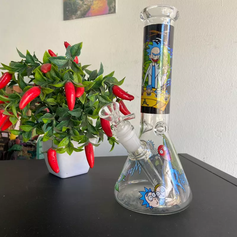 Ice Bong Vidro Rick Grande