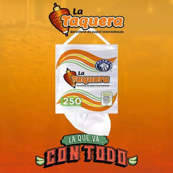 Servilleta TAQUERA REYMA 1x1 250